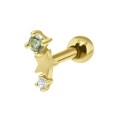 August Birthstone Helix Ear Piercing TIP-3604